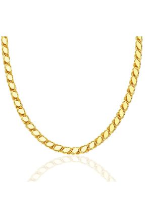 گردنبند نقره طلائی زنانه 925 عیار nevamkuyumculuk - کد 841895419