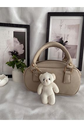 کیف دستی بژ زنانه سایز متوسط ADG BOWLİNG - کد 934963685