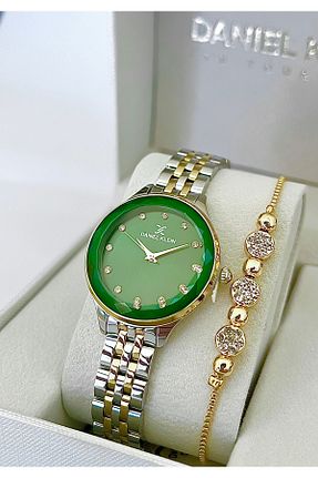 ساعت مچی زرد زنانه 31-35 میلی متر Daniel Klein - کد 878844852