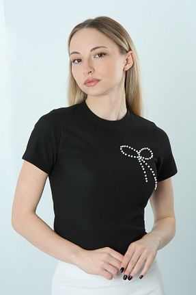 بلوز مشکی زنانه ساده VeniLife - کد 929887706