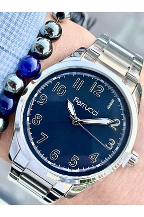 ساعت مچی سفید مردانه 41-46 میلی متر Ferrucci - کد 820441279