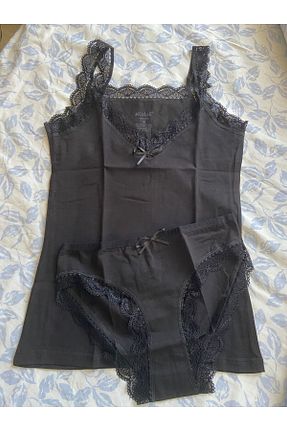 رکابی مشکی زنانه پنبه ای Wotrart - کد 939603865
