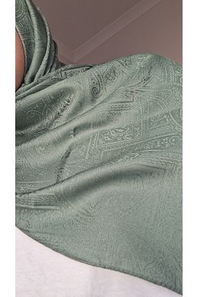 شال سبز زنانه پنبه ای Lavena scarfs - کد 933353021