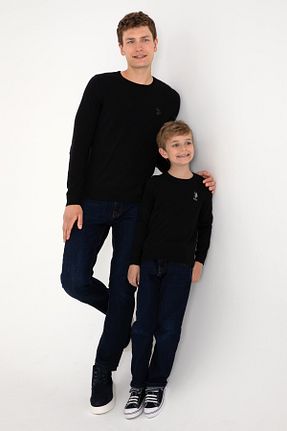 پلیور مشکی مردانه ساده U.S. Polo Assn. - کد 873679812