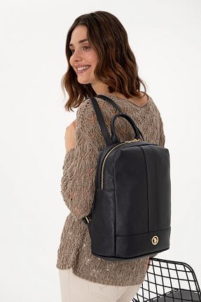 کوله پشتی سرمه ای زنانه سایز متوسط U.S. Polo Assn. - کد 871128962