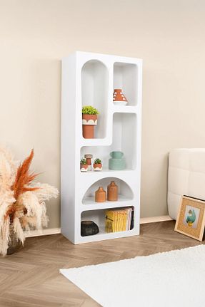 قفسه کتاب سفید 151 سانتی متر cabana - کد 932065359