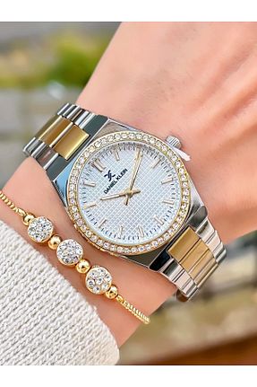 ساعت مچی طلائی زنانه 26-30 میلی متر Daniel Klein - کد 870745497