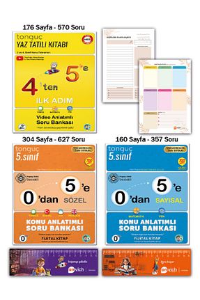 درسی و کتب کمک آموزشی Tonguç Yayınları - کد 731649265