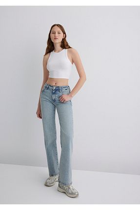 شلوار جین متالیک زنانه رگولار Mavi - کد 929168703