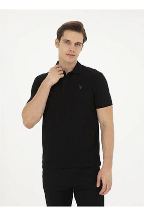 تیشرت مشکی مردانه اسلیم فیت U.S. Polo Assn. - کد 827951143
