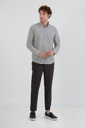شلوار طوسی مردانه پارچه Fullamoda - کد 929067083
