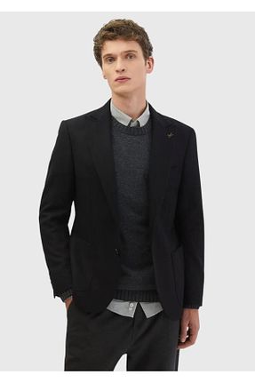 کت بلیزر مشکی مردانه پشم Ramsey - کد 887606271