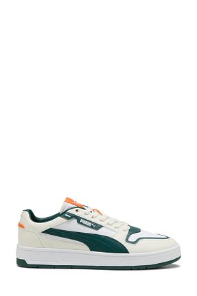 کفش اسنیکر بژ مردانه چرم اصل Puma - کد 902606667