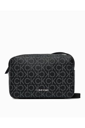 کیف دوشی مشکی زنانه چرم مصنوعی Calvin Klein - کد 358513138