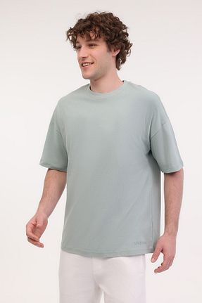 تیشرت خاکی مردانه اورسایز Lumberjack - کد 900482870