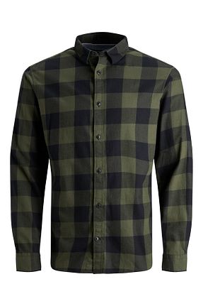 پیراهن خاکی مردانه اسلیم فیت Jack & Jones - کد 60219096