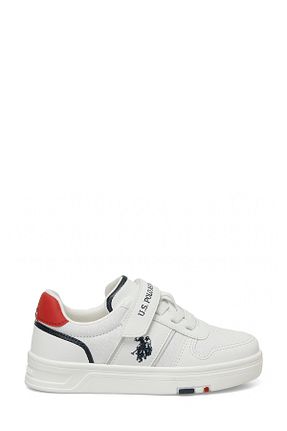 کفش اسنیکر سفید بچه گانه بند دار U.S. Polo Assn. - کد 904859959