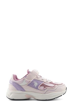 کفش اسنیکر صورتی بچه گانه چسبی U.S. Polo Assn. - کد 899798955
