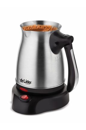قهوه جوش طوسی استیل (فولاد) Lider - کد 798156539