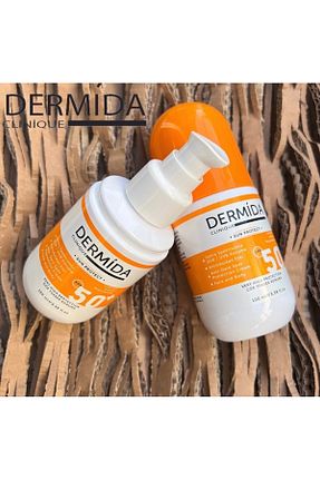 کرم ضد آفتاب صورت SPF 50 + DERMİDA - کد 312482426