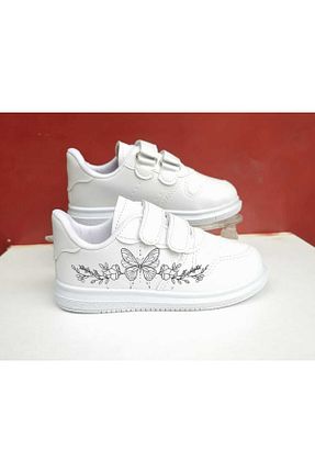 کفش اسنیکر سفید بچه گانه چسبی amazoondesing - کد 753239260