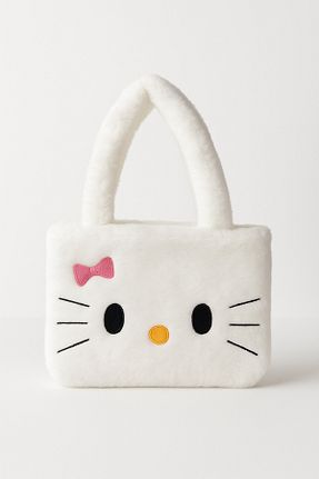 اسباب بازی مخملی سفید بچه گانه 40 cm Polly - کد 942466812