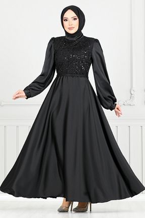 لباس مجلسی حجاب رنگی زنانه یقه ایستاده ModaMerve - کد 942495072