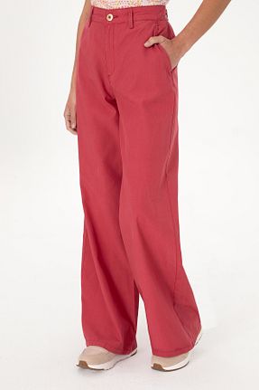 شلوار قرمز زنانه بافتنی U.S. Polo Assn. - کد 942497392