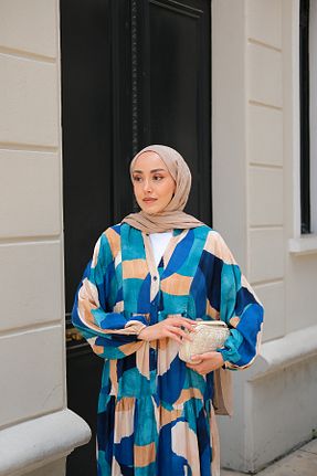 لباس آبی زنانه بافتنی LOCCO - کد 942523857