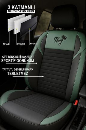 روکش صندلی خودرو خاکی GM-DESIGN - کد 942523827