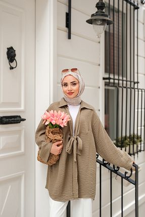 کیمونو و کافتان سبز زنانه پنبه ای LOCCO - کد 942523852