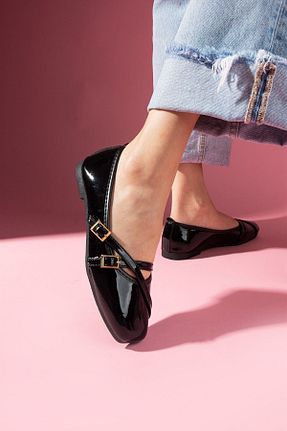 بابت مشکی زنانه چرم لاکی FUGA MODA - کد 942559478