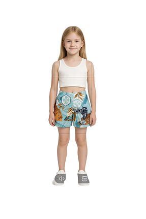 شلوارک و برمودا فیروزه ای بچه گانه رگولار Nk Kids - کد 942564022