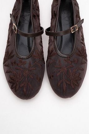 بابت قهوه ای زنانه چرم مصنوعی luvishoes - کد 942576090