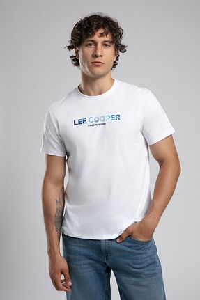 تیشرت سفید مردانه رگولار Lee Cooper - کد 942577465