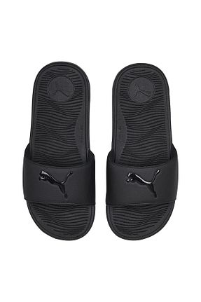 دمپائی اسپرت مشکی مردانه چرم مصنوعی Puma - کد 942574891