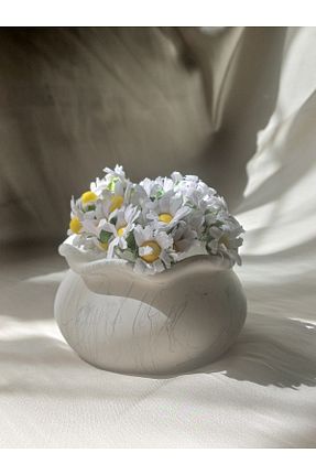 گلدان سفید Alçı CRAFF - کد 942587696