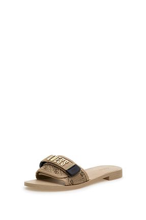 دمپائی بژ زنانه پلی استر Guess - کد 655964680