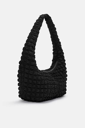کیف دوشی مشکی زنانه پلی استر Pull & Bear - کد 942592395