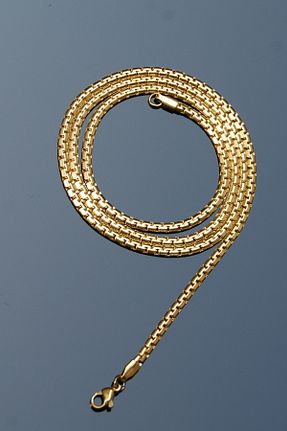 گردنبند استیل ( فولاد ) زرد زنانه استیل (فولاد) Rua Jewelry - کد 942704865