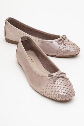 بابت بژ زنانه چرم خالص luvishoes - کد 942698895