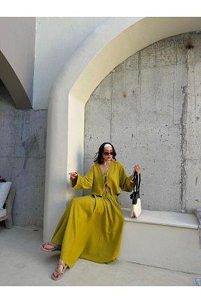 دامن سبز زنانه پارچه minaaise - کد 942703437