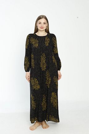 لباس سایز بزرگ مشکی زنانه ویسکون Juliet Deluxe - کد 942702260