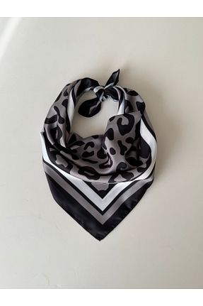 دستمال گردن طوسی زنانه پلی استر AGAPI - کد 942756359