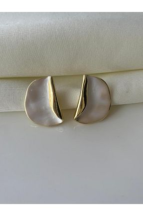 گوشواره جواهر نباتی فلزی Nilsu Jewellery Accessory - کد 942819581