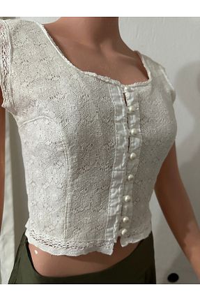 بلوز نباتی زنانه اسلیم فیت Ekinoksen - کد 942812390