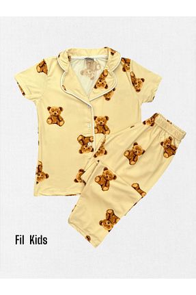 ست لباس راحتی بژ بچه گانه طرح دار Fil Kids - کد 942903454