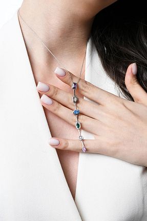 گردنبند نقره زنانه 925 عیار Söğütlü Silver - کد 942908253