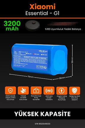 باتری و دستگاه شارژ robo-mi - کد 942943741