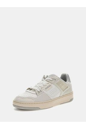 کفش پیاده روی سفید مردانه جیر Guess - کد 927556881
